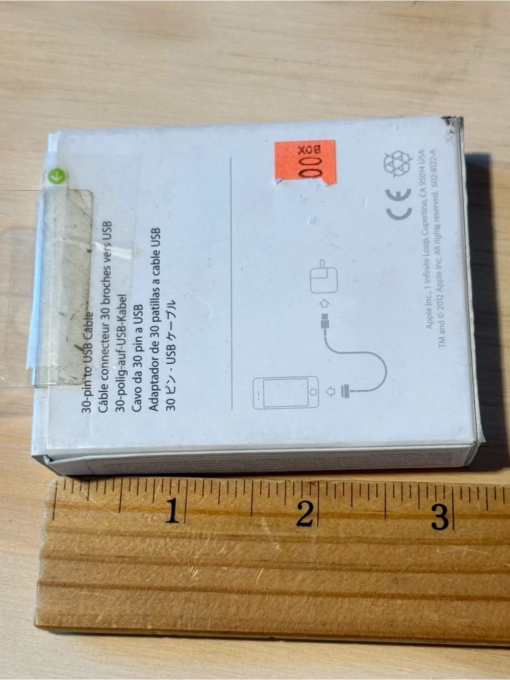 Genuine Sealed Apple 30 Pin To USB Cable GUARANTEED AUTHENTIC Read Info Below!